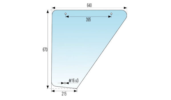 Staklo vrata donje IMT