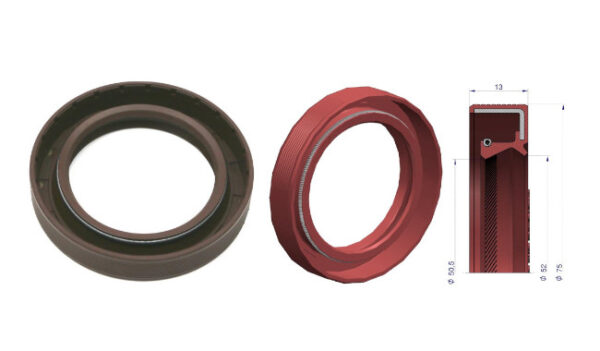 Semering 52x75x13 mm