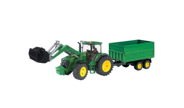 Igračka traktor s prikolicom John Deere 7R350