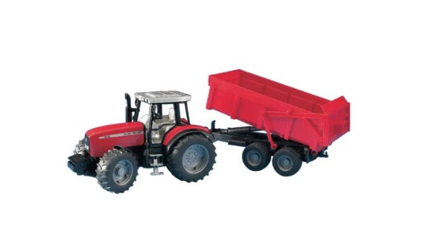 Igračka traktor s prikolicom Massey Ferguson 7480