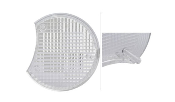 Staklo pozicione lampe Ø112 mm desno FENDT