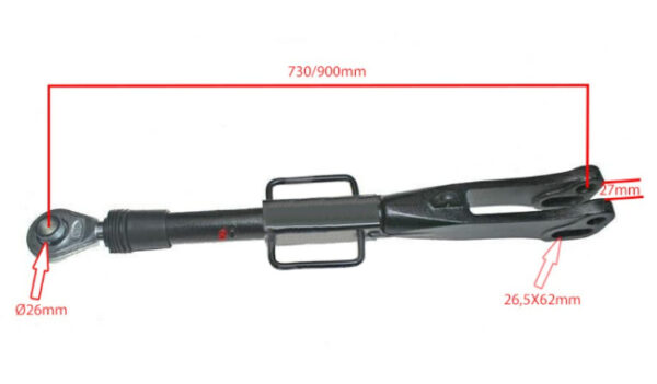 Poluga hidraulike L-730/900 mm FIAT