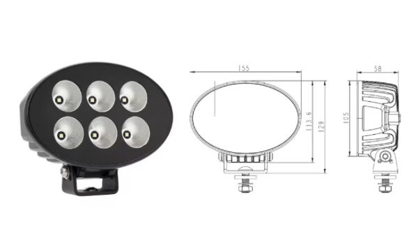 Radna lampa 12-24V 3500Lm